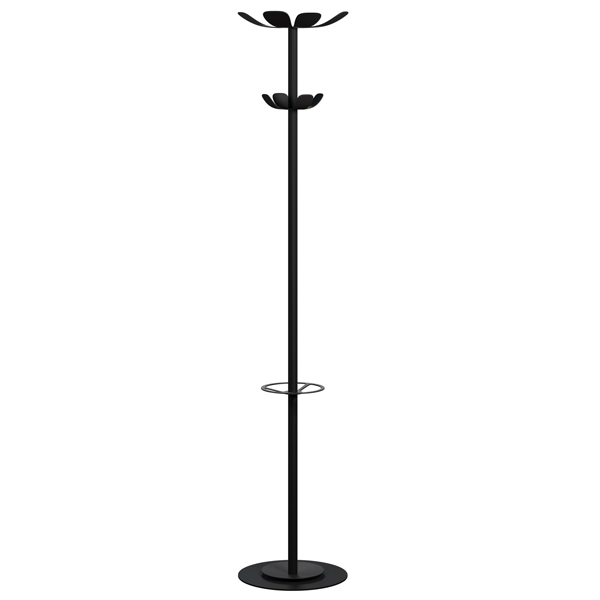 MD_97621 Appendiabiti Easycloth Black Edition - 8 posti - acciaio - nero - Paperflow - immagine 1