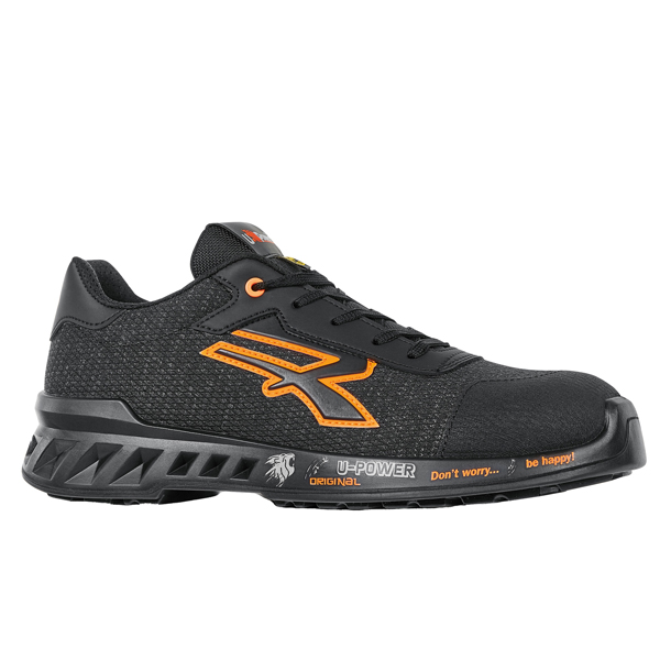 MD_97724 Calzatura di sicurezza Bruce - S1PS FO SR ESD - numero 46 - nero/arancione - U-Power - immagine 1