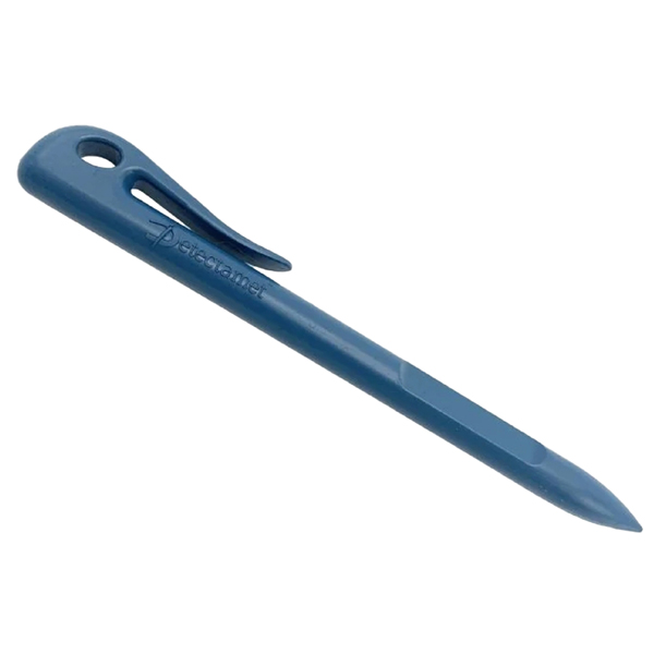 MD_97756 Penna detectabile monoblocco - per touch screen - 9,8 cm - PP - blu - immagine 1