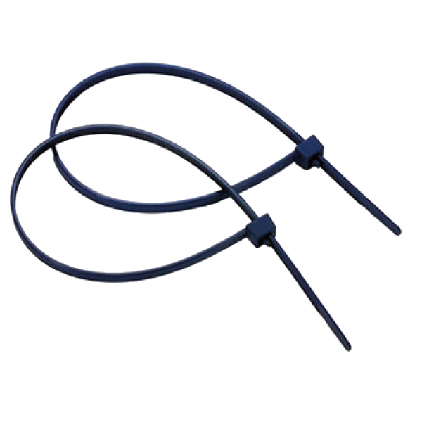 MD_97773 Fascette detectabili - 20 x 0,48 cm - nylon - blu - conf. 100 pezzi - immagine 1