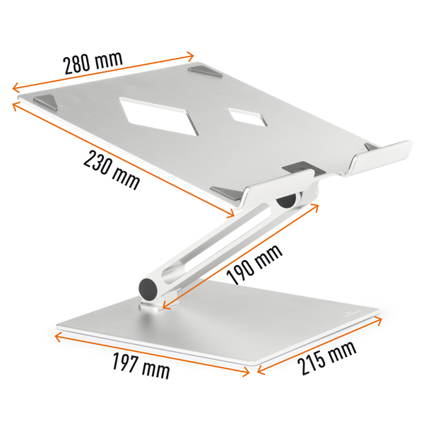 MD_97837 Supporto alza notebook Rise - da 10'' a 17'' - Durable - immagine 1