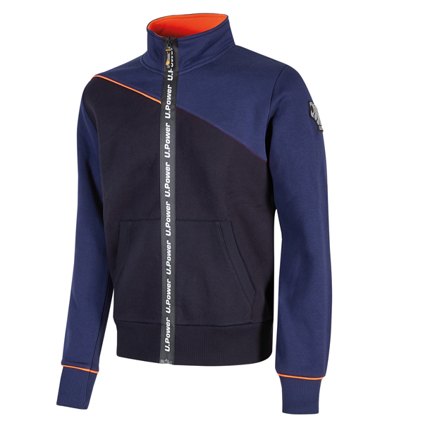 MD_98065 Felpa Uranus - taglia XL - blu - U-Power - immagine 1