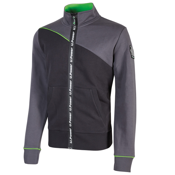 MD_98069 Felpa Uranus - taglia XL - grigio - U-Power - immagine 1