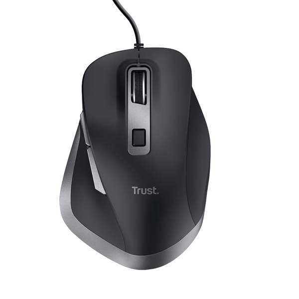 MD_98144 Mouse Fyda - a filo - nero - Trust - immagine 1