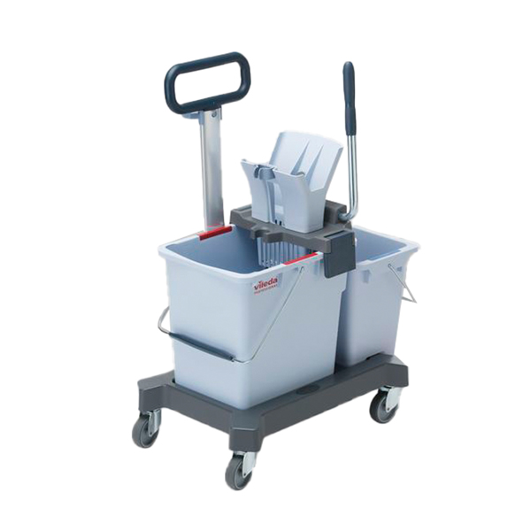 MD_98150 Carrello per pulizie UltraSpeed Pro Doppio - con barra - 33 L - 62 x 38 x 85 cm - Vileda - immagine 1