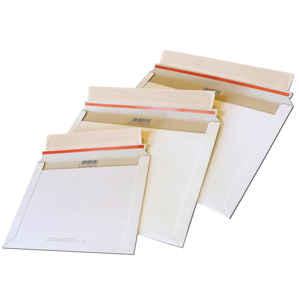 MD_98199 Sacchetti e-commerce packST - 17 x 24,5 x 6 cm - cartone teso - bianco - Blasetti - conf. 20 pezzi - immagine 1