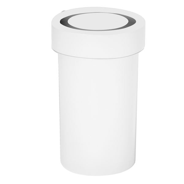 MD_98389 Porta spazzolino - PVC - bianco - Laminart - immagine 1