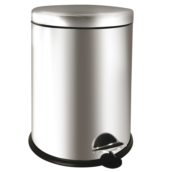 MD_98492 Pattumiera a pedale Bin Basic - 12 L - acciaio inox - Medial - immagine 1