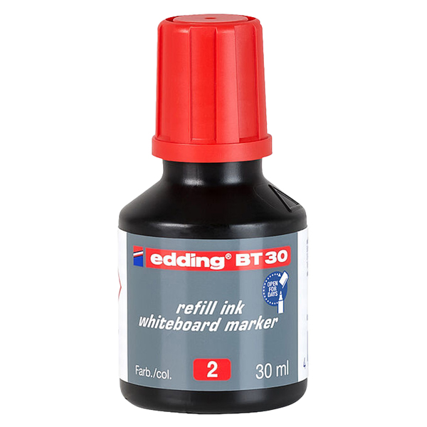 MD_98599 Ricarica inchiostro marcatore BT30 - 30 ml - rosso - Edding - immagine 1
