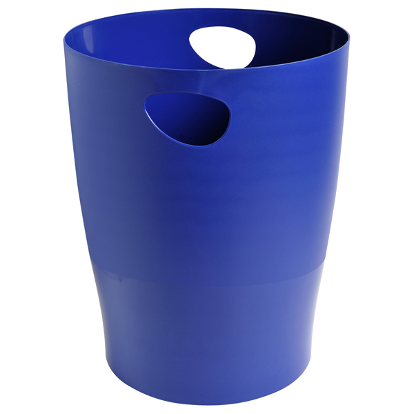 MD_98617 Cestino gettacarte Ecobin Bee Blue - 15 L - blu navy - Exacompta - immagine 1