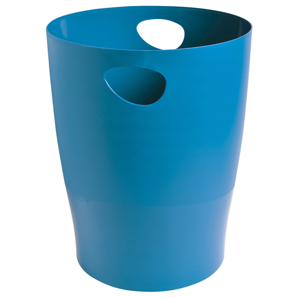 MD_98619 Cestino gettacarte Ecobin Bee Blue - 15 L - turchese - Exacompta - immagine 1
