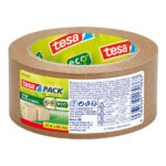 Nastro adesivo Tesapack Eco - paper ultra strong ecoLogo - 25 m x 5 cm - avana - Tesa