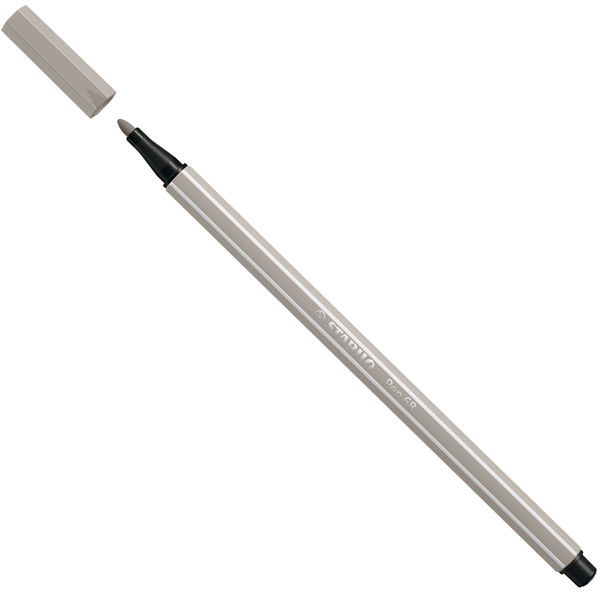 MD_98721 Pennarello Pen 68 - grigio caldo - 93 - Stabilo - immagine 1