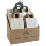 Espositore shopper Carta Erba - formati assortiti - Rex Sadoch - expo 100 pezzi