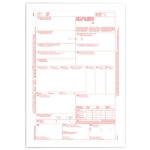 Lettera di vettura internazionale CMR SNAP - 31 x 21 cm - 5 copie autoric. - Data Ufficio