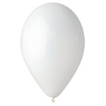Palloncino - diametro 26 cm - lattice - bianco - Big Party - conf. 25 pezzi