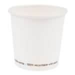 Bicchiere in carta - 200 ml - bianco - Signor Bio - conf. 50 pezzi