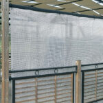 Telo occhiellato - per coperture - 3 x 3 m - PE/rafia - bianco - Verdemax