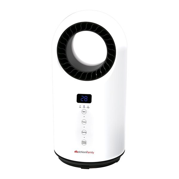 MD_99358 Termoventilatore ceramico Storm - senza pale - 1500 W - bianco - Melchioni family - immagine 1