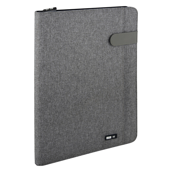 MD_99501 Portablocco Flap - tessuto - grigio - A4 - City Time - immagine 1