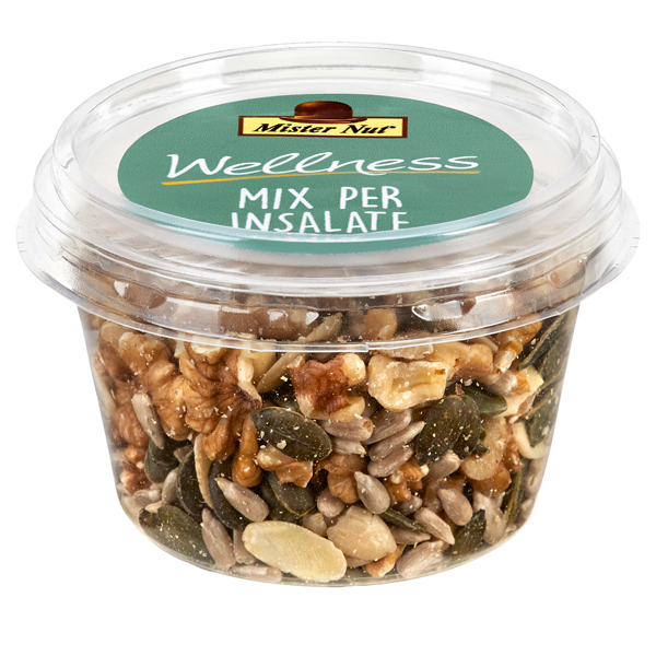 MD_99528 Mix insalata - frutta secca e semi - in bicchiere - 125 gr - Mister Nut - immagine 1