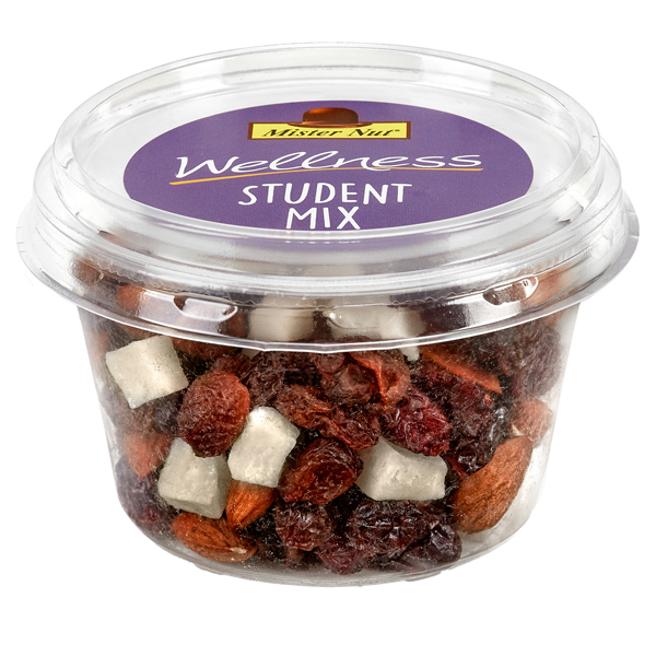 MD_99529 Student mix - frutta secca e semi - in bicchiere - 125 gr - Mister Nut - immagine 1