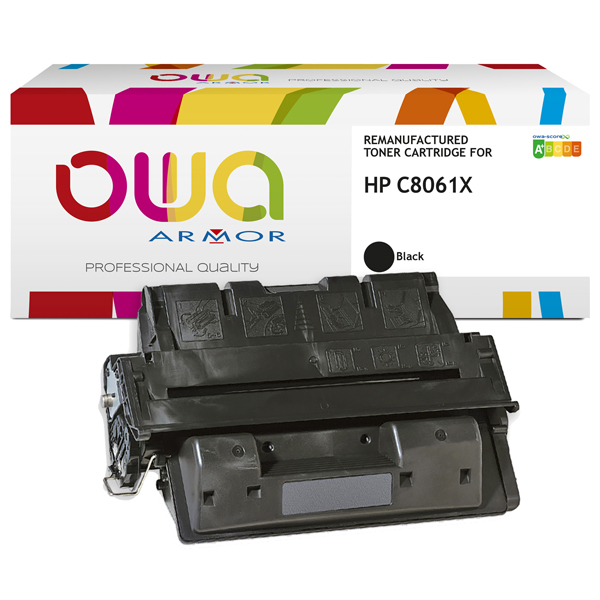 MD_ARMK11892 Armor - Toner Compatibile per Hp C8061X - Nero - 10.000 pag - immagine 1