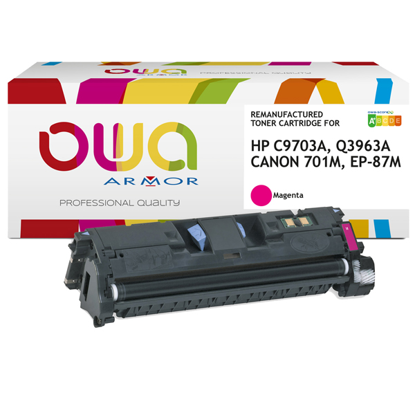 MD_ARMK12000 Armor - Toner Compatibile per Hp Q3963A - Magenta - 4.000 pag - immagine 1