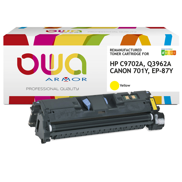 MD_ARMK12001 Armor - Toner Compatibile per Hp Q3962A - Giallo - 4.000 pag - immagine 1