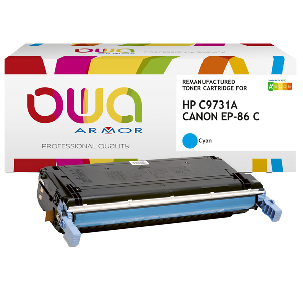 MD_ARMK12191 Armor - Toner Compatibile per Hp C9731A - Ciano - 12.000 pag - immagine 1