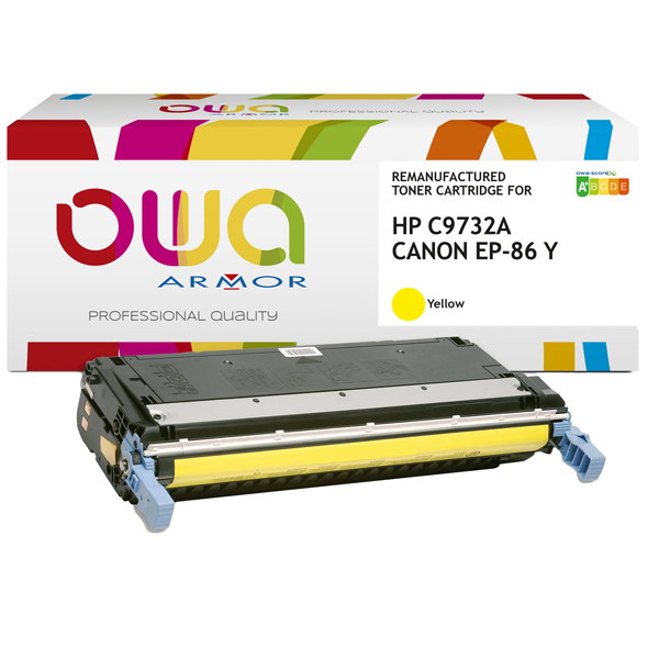 MD_ARMK12193 Armor - Toner Compatibile per Hp C9732A - Giallo - 12.000 pag - immagine 1
