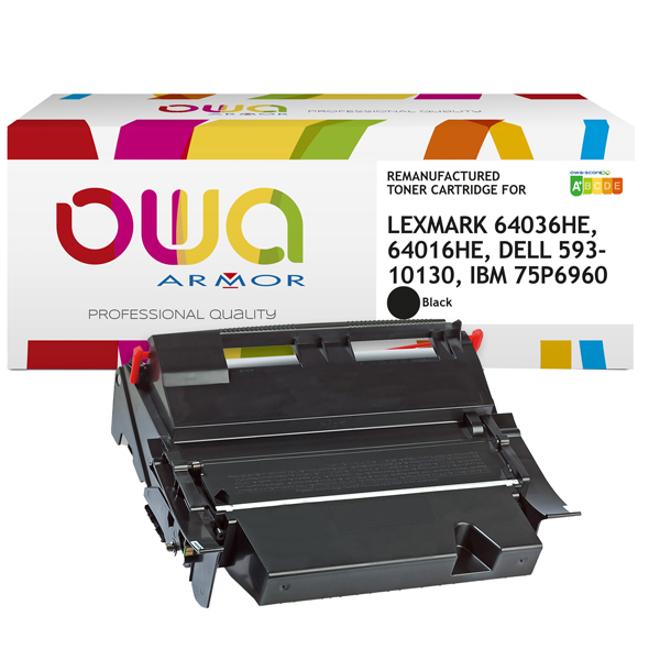 MD_ARMK12218 Armor - Toner Compatibile per Lexmark 64016HE - Nero - 21.000 pag - immagine 1