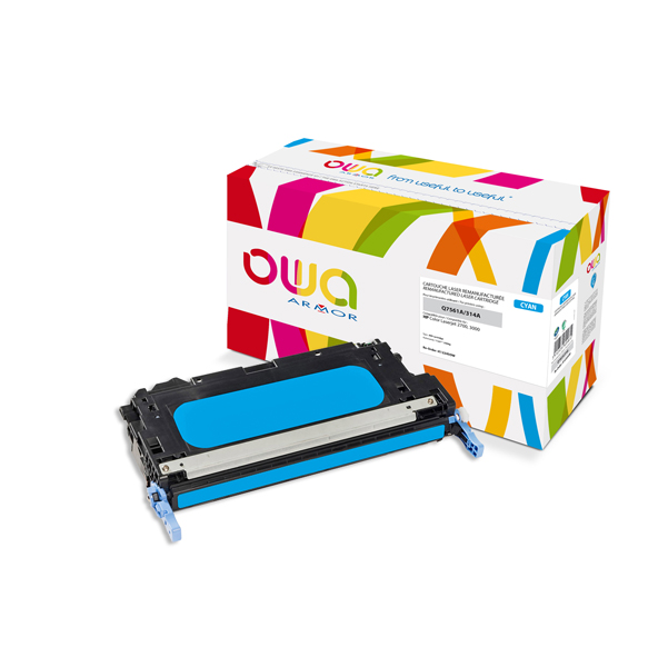 MD_ARMK12245 Armor - Toner Compatibile per Hp - Ciano - Q7561A - 3.500 pag - immagine 1