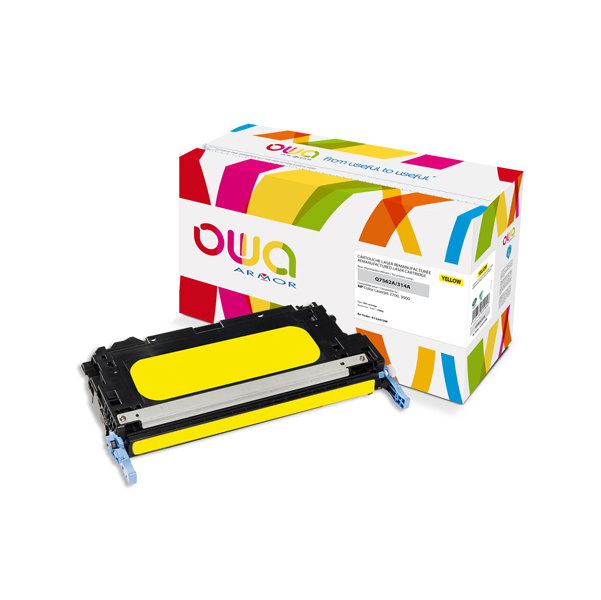 MD_ARMK12247 Armor - Toner Compatibile per Hp - Giallo - Q7563A - 3.500 pag - immagine 1