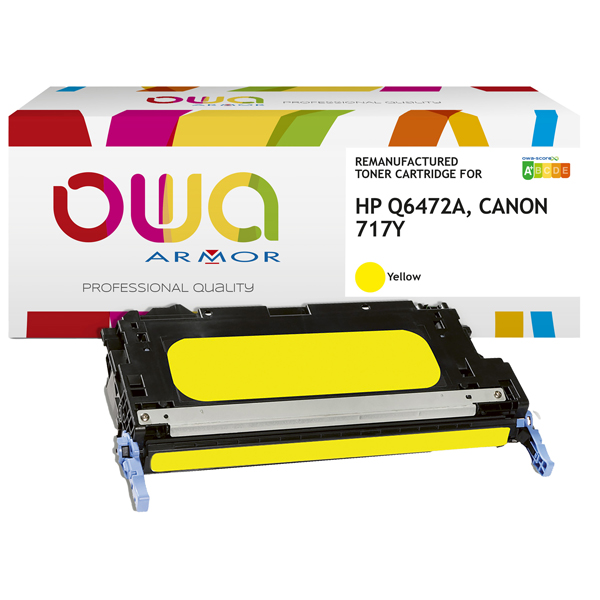 MD_ARMK12266 Armor - Toner Compatibile per Hp Q6472A - Giallo - 4.000 pag - immagine 1