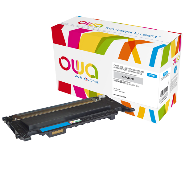 MD_ARMK15358 Armor - Toner Compatibile per Hp/Samsung - Ciano - CLT-C4072S - 1.000 pag - immagine 1