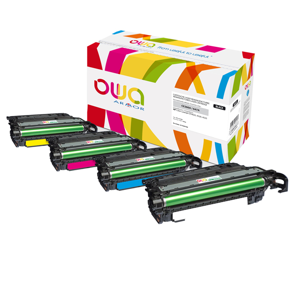 MD_ARMK15368 Armor - Toner Compatibile per HP Color LaserJet CP4025/4520/4525 - Ciano - CE261A - 11.000 pag - immagine 1
