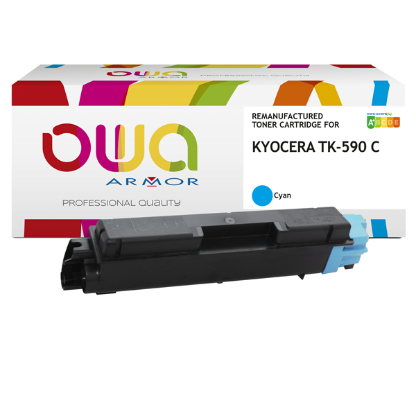 MD_ARMK15486 Armor - Toner Compatibile per Kyocera TK-590C - Ciano - 5.000 pag - immagine 1