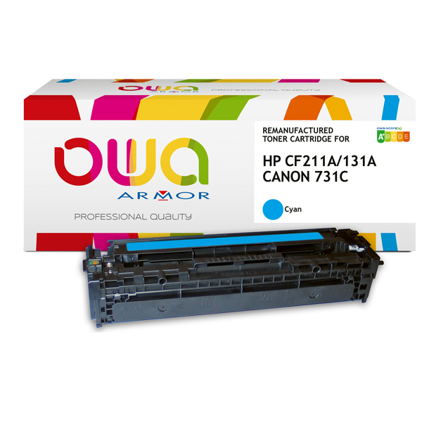 MD_ARMK15593 Armor - Toner Compatibile per Hp - Ciano - CF211A - 1.800 pag - immagine 1