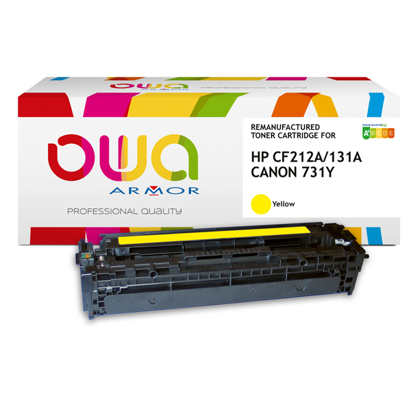 MD_ARMK15595 Armor - Toner Compatibile per Hp - Giallo - CF213A - 1.800 pag - immagine 1