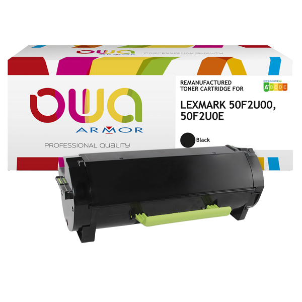 MD_ARMK15639 Armor - Toner Compatibile per Lexmark - Nero - 50F2U00 - 1.200 pag - immagine 1