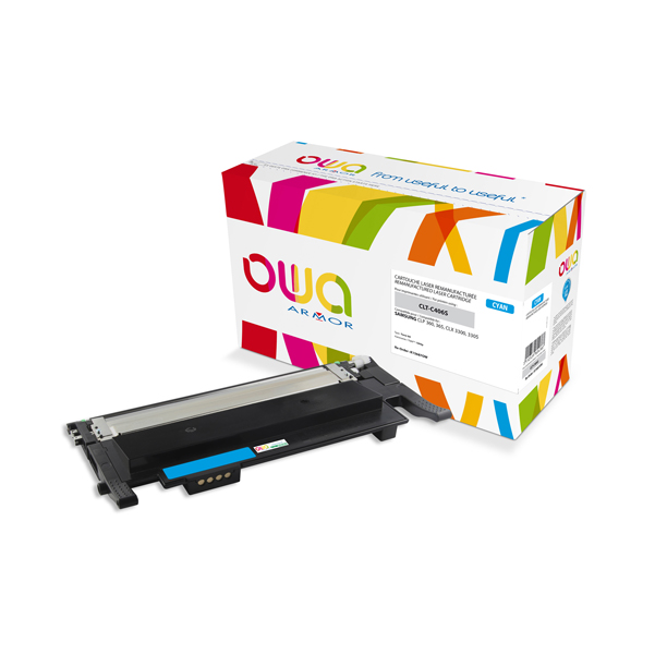 MD_ARMK15687 Armor - Toner Compatibile per Hp/Samsung - Ciano - CLT-C406S - 1.000 pag - immagine 1