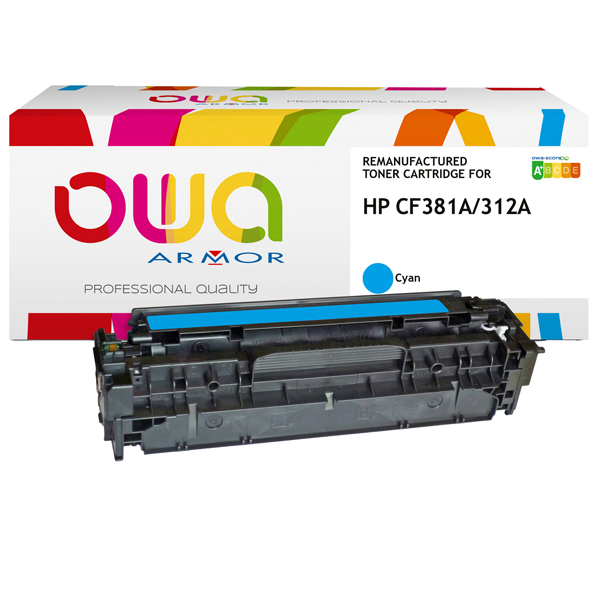 MD_ARMK15750 Armor - Toner Compatibile per Hp CF381A- Ciano - 2.700 pag - immagine 1
