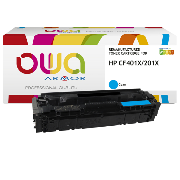 MD_ARMK15833 Armor - Toner Compatibile per Hp 201X - Ciano - CF401X - 2.300 pag - immagine 1