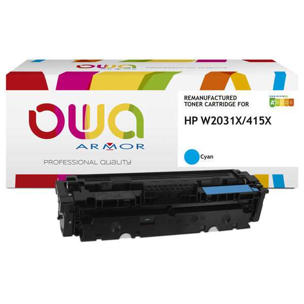 MD_ARMK18646 Armor - Toner Compatibile per Hp 415X - Ciano - W2031X - 6.000 pag - immagine 1