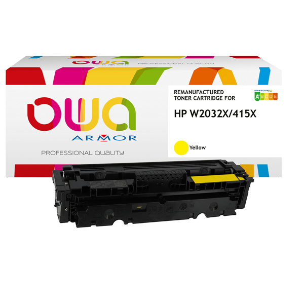 MD_ARMK18648 Armor - Toner Compatibile per Hp 415X - Giallo - W2032A - 6.000 pag - immagine 1