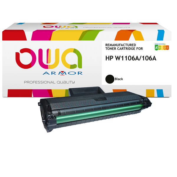 MD_ARMK18882 Armor - Toner Compatibile per Hp 106A - Nero - W1106A - 3.000 pag - immagine 1