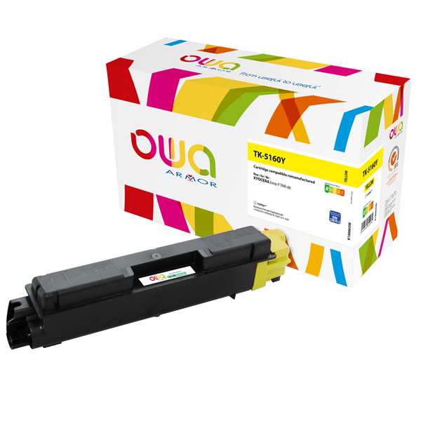 MD_ARMK18886 Armor - Toner Compatibile per Kyocera Ecosys P7040cdn - Giallo - 1T02NTANL0 - 12.000 pag - immagine 1