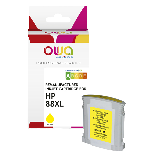 MD_ARMK20259 Armor - Cartuccia ink Compatibile per Hp 88XL - Giallo - K20259OW - 35 ml - immagine 1