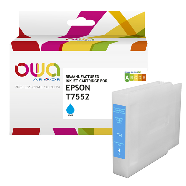 MD_ARMK207680 Armor - Cartuccia Compatibile per Epson T7552 -Ciano - immagine 1